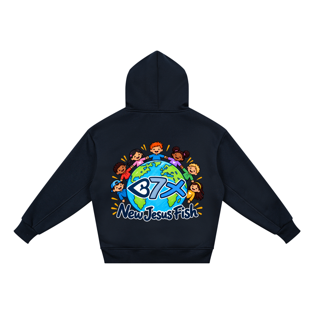 Kids NewJesusFish Boys Unity Hoodie