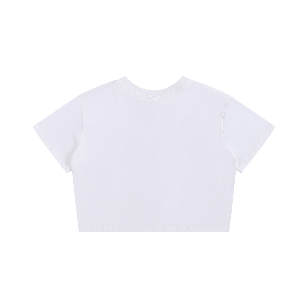 NewJesusFish classic womens crop tee