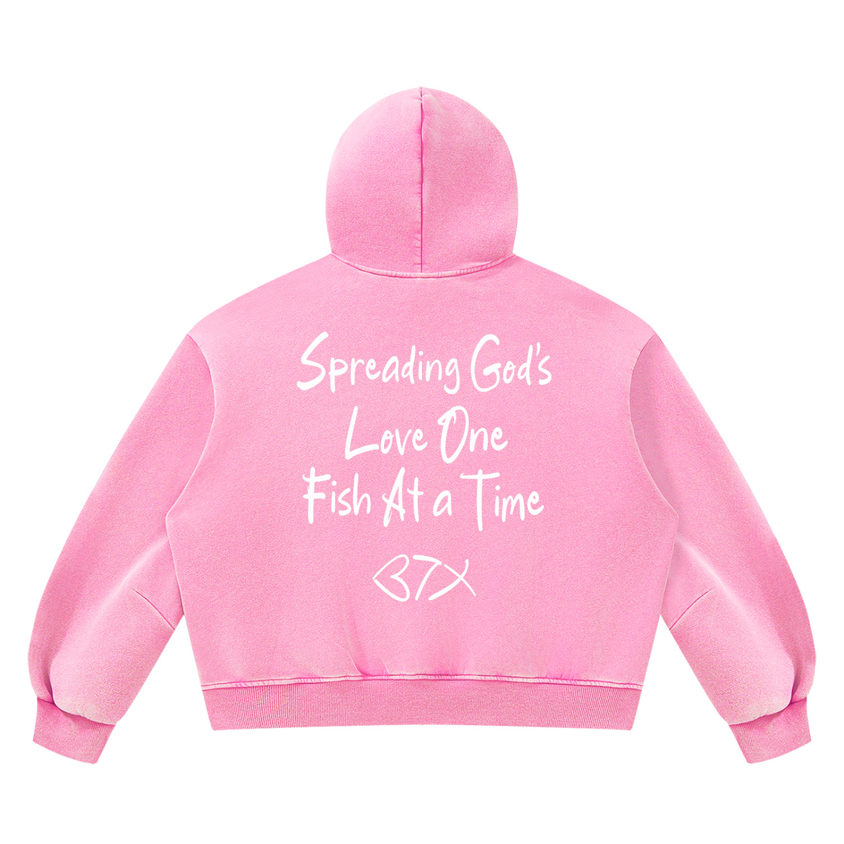 NewJesusFish Classic Rustic Hoodie