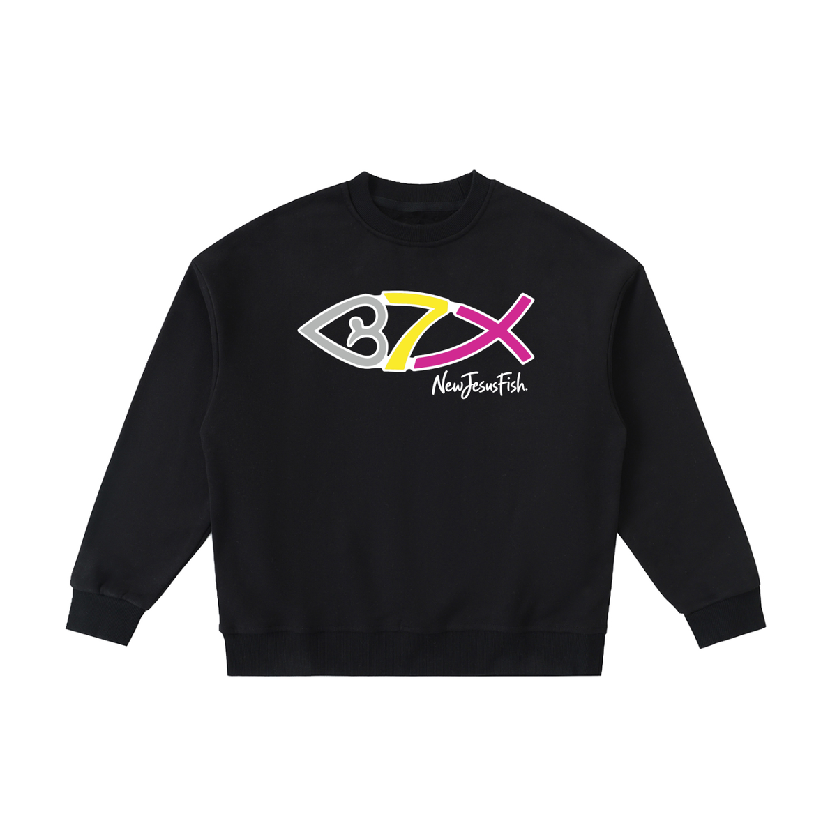 Kids NewJesusFish Classic Crewneck Sweatshirt