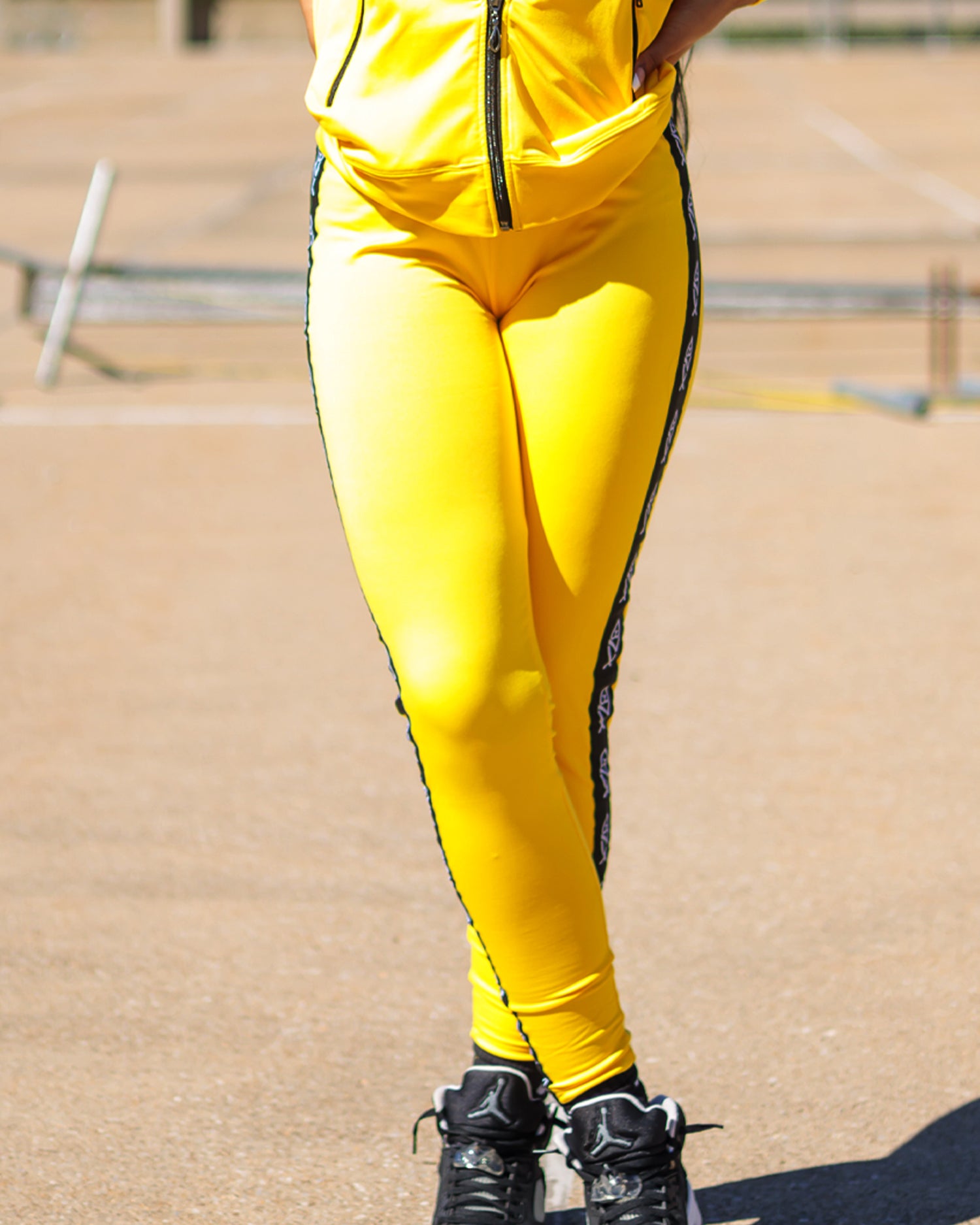 YELLOW TRACKSUIT PANTS